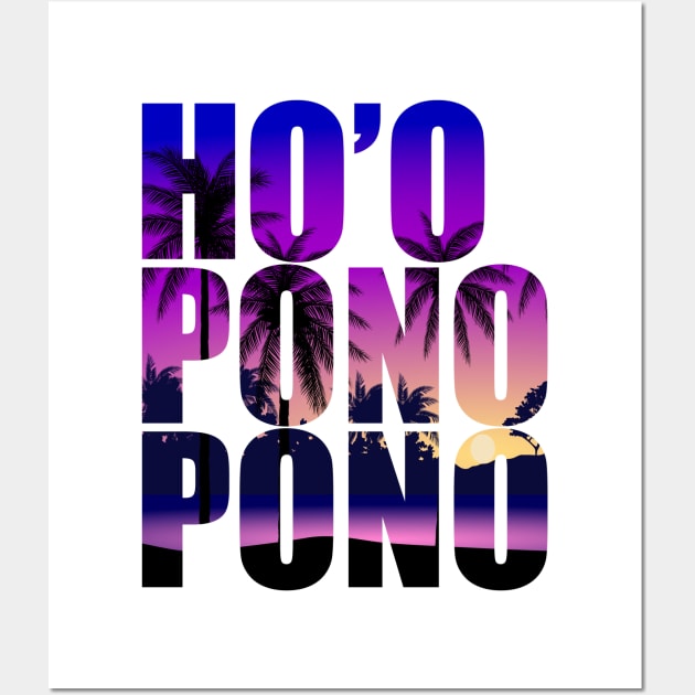 Ho'oponopono- The Hawaiian Mantra of Love and Forgiveness Wall Art by Joaddo